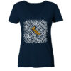 GÖTTER Wortteppich - Damen V-Neck BIO T-Shirt 10 Vestis Unica - Latein zum Anziehen - front ladies organic v neck shirt 0e2035 1116x 137