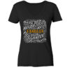 FAMILIA Wortteppich - Damen V-Neck BIO T-Shirt 9 Vestis Unica - Latein zum Anziehen - front ladies organic v neck shirt 272727 1116x 108