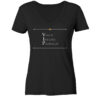 VIP - Damen V-Neck BIO T-Shirt 8 Vestis Unica - Latein zum Anziehen - front ladies organic v neck shirt 272727 1116x 91