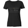 IS - EA - ID - Damen V-Neck BIO T-Shirt 9 Vestis Unica - Latein zum Anziehen - front ladies organic v neck shirt 272727 1116x 99