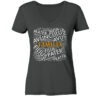 FAMILIA Wortteppich - Damen V-Neck BIO T-Shirt 8 Vestis Unica - Latein zum Anziehen - front ladies organic v neck shirt 444545 1116x 112