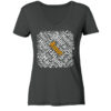 GÖTTER Wortteppich - Damen V-Neck BIO T-Shirt 8 Vestis Unica - Latein zum Anziehen - front ladies organic v neck shirt 444545 1116x 143