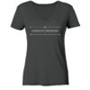 PANEM ET CIRCENSES - Damen V-Neck BIO T-Shirt 8 Vestis Unica - Latein zum Anziehen - front ladies organic v neck shirt 444545 1116x 28