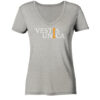 Vestis Unica - Latein zum Anziehen - front ladies organic v neck shirt c2c1c0 1116x