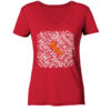 GÖTTER Wortteppich - Damen V-Neck BIO T-Shirt 12 Vestis Unica - Latein zum Anziehen - front ladies organic v neck shirt cb1f34 1116x 130