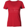 IS - EA - ID - Damen V-Neck BIO T-Shirt 12 Vestis Unica - Latein zum Anziehen - front ladies organic v neck shirt cb1f34 1116x 92