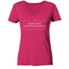QUOD ERAT DEMONSTRANDUM - Damen V-Neck BIO T-Shirt 12 Vestis Unica - Latein zum Anziehen - front ladies organic v neck shirt d42f68 1116x 24