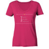 VIP - Damen V-Neck BIO T-Shirt 11 Vestis Unica - Latein zum Anziehen - front ladies organic v neck shirt d42f68 1116x 91