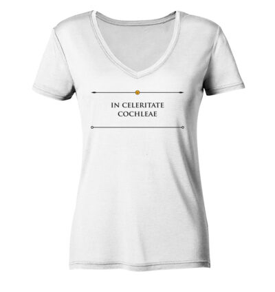 Vestis Unica - Latein zum Anziehen - front ladies organic v neck shirt f8f8f8 1116x 128