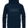 DE NIHILO NIHIL - Hochwertiger Unisex BIO Hoodie 10 Vestis Unica - Latein zum Anziehen - front organic hoodie 0e2035 1116x 47
