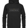 IN DUBIO PRO REO - Hochwertiger Unisex BIO Hoodie 8 Vestis Unica - Latein zum Anziehen - front organic hoodie 272727 1116x 10