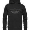 HOMO SUM, HUMANI NIHIL A ME ALIENUM PUTO - Hochwertiger Unisex BIO Hoodie 8 Vestis Unica - Latein zum Anziehen - front organic hoodie 272727 1116x 40