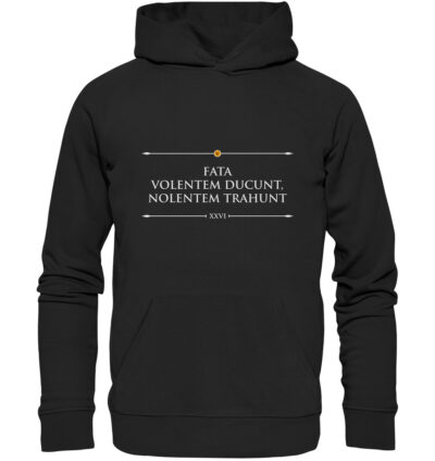 Vestis Unica - Latein zum Anziehen - front organic hoodie 272727 1116x 42
