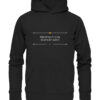 PROXIMUS SUM EGOMET MIHI - Hochwertiger Unisex BIO Hoodie 8 Vestis Unica - Latein zum Anziehen - front organic hoodie 272727 1116x 57
