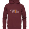 Vestis Unica - Latein zum Anziehen - front organic hoodie 672b34 1116x