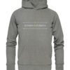 NOMEN EST OMEN - Hochwertiger Unisex BIO Hoodie 10 Vestis Unica - Latein zum Anziehen - front organic hoodie 818381 1116x 18