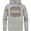 FILIUS Wortteppich - Hochwertiger Unisex BIO Hoodie 11 Vestis Unica - Latein zum Anziehen - front organic hoodie c2c1c0 1116x 115