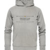 PROXIMUS SUM EGOMET MIHI - Hochwertiger Unisex BIO Hoodie 11 Vestis Unica - Latein zum Anziehen - front organic hoodie c2c1c0 1116x 57