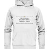 DUO QUUM FACIUNT IDEM, NON EST IDEM - Hochwertiger Unisex BIO Hoodie 11 Vestis Unica - Latein zum Anziehen - front organic hoodie f8f8f8 1116x 6