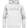 AUT VINCERE AUT MORI - Hochwertiger Unisex BIO Hoodie 13 Vestis Unica - Latein zum Anziehen - front organic hoodie f8f8f8 1116x 73
