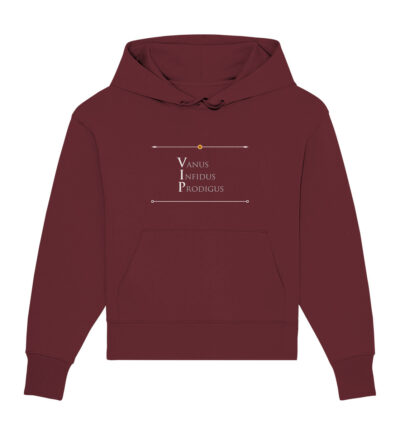 Vestis Unica - Latein zum Anziehen - front organic oversize hoodie 672b34 1116x 91