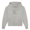 VIP - Unisex Oversize BIO Hoodie 10 Vestis Unica - Latein zum Anziehen - front organic oversize hoodie c2c1c0 1116x 91