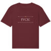 FVCK! - Unisex Relaxed BIO T-Shirt 7 Vestis Unica - Latein zum Anziehen - front organic relaxed shirt 672b34 1116x 104