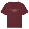 PLENUS VENTER NON STUDET LIBENTER - Unisex Relaxed BIO T-Shirt 7 Vestis Unica - Latein zum Anziehen - front organic relaxed shirt 672b34 1116x 56