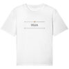 FILIA - Unisex Relaxed BIO T-Shirt 9 Vestis Unica - Latein zum Anziehen - front organic relaxed shirt f8f8f8 1116x 130