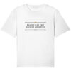 BEATUS ILLE, QUI PROCUL NEGOTIIS - Unisex Relaxed BIO T-Shirt 9 Vestis Unica - Latein zum Anziehen - front organic relaxed shirt f8f8f8 1116x 46