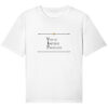 VIP - Unisex Relaxed BIO T-Shirt 9 Vestis Unica - Latein zum Anziehen - front organic relaxed shirt f8f8f8 1116x 90