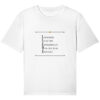 LIEBE - Unisex Relaxed BIO T-Shirt 9 Vestis Unica - Latein zum Anziehen - front organic relaxed shirt f8f8f8 1116x 92