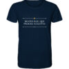 BEATUS ILLE, QUI PROCUL NEGOTIIS - Unisex BIO T-Shirt 9 Vestis Unica - Latein zum Anziehen - front organic shirt 0e2035 1116x 46