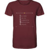 LIEBE - Unisex BIO T-Shirt 8 Vestis Unica - Latein zum Anziehen - front organic shirt 672b34 1116x 92