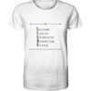 LIEBE - Unisex BIO T-Shirt 11 Vestis Unica - Latein zum Anziehen - front organic shirt f8f8f8 1116x 92