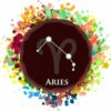 Sternzeichen zum Auswählen bunt - Unisex BIO T-Shirt 25 Vestis Unica - Latein zum Anziehen - sternz bunt aries ergebnis