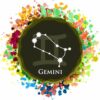 Sternzeichen zum Auswählen bunt - Unisex BIO T-Shirt 28 Vestis Unica - Latein zum Anziehen - sternz bunt gemini ergebnis