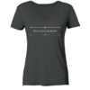 VITA SOMNIUM BREVE - Damen V-Neck BIO T-Shirt 8 Vestis Unica - Latein zum Anziehen - front ladies organic v neck shirt 444545 1116x 3