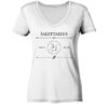 Sternzeichen zum Aussuchen normal - Damen V-Neck BIO T-Shirt 27 Vestis Unica - Latein zum Anziehen - front ladies organic v neck shirt f8f8f8 1116x 25