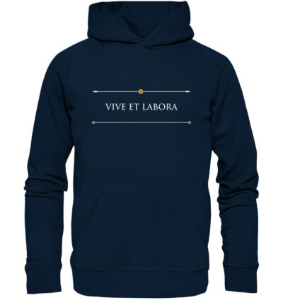 Vestis Unica - Latein zum Anziehen - front organic hoodie 0e2035 1116x 23