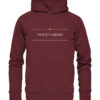 VIVE ET LABORA - Hochwertiger Unisex BIO Hoodie 9 Vestis Unica - Latein zum Anziehen - front organic hoodie 672b34 1116x 24