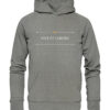 VIVE ET LABORA - Hochwertiger Unisex BIO Hoodie 12 Vestis Unica - Latein zum Anziehen - front organic hoodie 818381 1116x 23