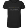 VIVE ET LABORA - Unisex BIO T-Shirt 8 Vestis Unica - Latein zum Anziehen - front organic shirt 272727 1116x 22