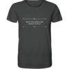 MORTEM EFFUGERE NEMO POTEST - Unisex BIO T-Shirt 7 Vestis Unica - Latein zum Anziehen - front organic shirt 444545 1116x 11
