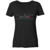 AMO ET AMOR - Damen V-Neck BIO T-Shirt 9 Vestis Unica - Latein zum Anziehen - front ladies organic v neck shirt 272727 1116x 2
