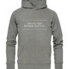 ALLE WEGE FÜHREN NACH ROM. - Hochwertiger Unisex BIO Hoodie 12 Vestis Unica - Latein zum Anziehen - front organic hoodie 818381 1116x