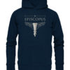 Schach - Episcopus - Läufer - Hochwertiger Unisex BIO Hoodie 9 Vestis Unica - Latein zum Anziehen - front organic hoodie 0e2035 1116x