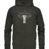 Schach - Rochus - Turm - Hochwertiger Unisex BIO Hoodie 8 Vestis Unica - Latein zum Anziehen - front organic hoodie 1b1c1a 1116x 1