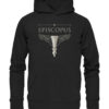 Schach - Episcopus - Läufer - Hochwertiger Unisex BIO Hoodie 7 Vestis Unica - Latein zum Anziehen - front organic hoodie 272727 1116x