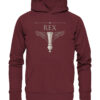 Schach - Rex - König - Hochwertiger Unisex BIO Hoodie 7 Vestis Unica - Latein zum Anziehen - front organic hoodie 672b34 1116x 2